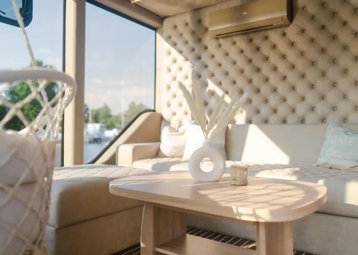 Båthotell Lieblingsplatz - Schwimmendes Hausboot *